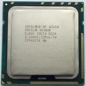 INTEL XEON W3680 3.33GHZ Six 6-CORE 12M CACHE LGA1366 6.4 GT/s SLBV2 PROCESSOR