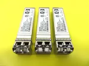 Lot 3 HP FTLF8528P3BNV-HP 8GB SR FC SFP+ Tranceiver Module AJ718A