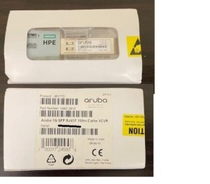 HPE Aruba J8177D SFP-T 1G SFP RJ45 T 100m Cat5e Transceiver USA