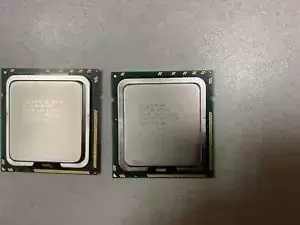 (2) Two Pair INTEL XEON X5677 PROCESSORS SLBV9 Quad Core 3.46GHz LGA 1366