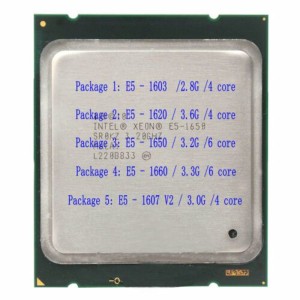 Intel Xeon E5-1603 E5-1620 E5-1650 E5-1660 E5-1607V2 LGA2011 Server processor