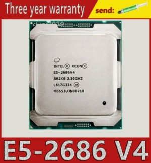 Intel Xeon E5-2686 V4 SR2K LGA 2011-3 Server 2.3GHz 18-Core 36T CPU processor
