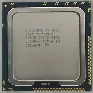 Intel Xeon W3670 SLBVE 3.2 GHz/12M/4.8GT/s Hexa/6-Core LGA 1366 CPU Processor