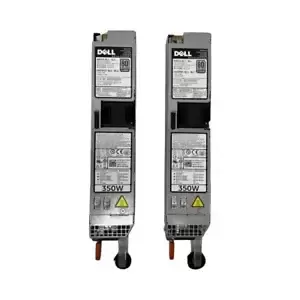 Lot of 2 Genuine Dell PowerEdge 350W 80+ Platinum Power Supply 0Y8Y65 0P7GV4