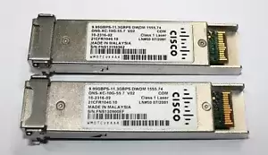 Lot of 2 -Cisco | ONS-XC-10G-55.7 | 9.95GBPS - 11.3GBBPS DWDM Transceiver Module