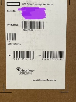 HPE ProLiant DL360 DL365 DL36X Gen10 Plus High Performance Fan Kit 7x Max Fans