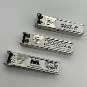 Lot of (3) CISCO AEX Extreme GBIC Transceiver 1000BASE-SX 30-1301 /4050 /10051