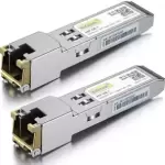 2 Packs For Cisco SFP-GE-T 1.25G SFP-T 1000BASE-T SFP to RJ45 Copper Transceiver