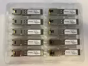 Lot of 10 For Cisco GLC-T 1000Base SFP-T SFP  21 CFR(J) Transceiver Modules