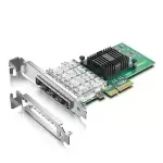 For Intel I350-F4 1G PCIe Network Card with Intel I350-AM4 Chip Quad SFP Ports