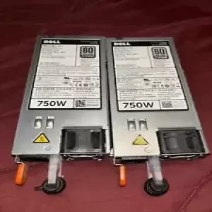 Dell D750E-S1 100-240V 80 Plus Platinum 750W  Power Supplies Pair (lot 2)