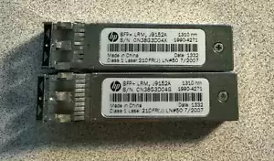 Lot of 2 HP J9152A Sfp+ Transceiver Module - 10gbase-LRM Grade A