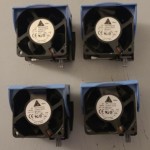 Set of 4 Dell PowerEdge 2850 Server Fan 60mm*38mm H2401 W5451 0H2401 0W5451